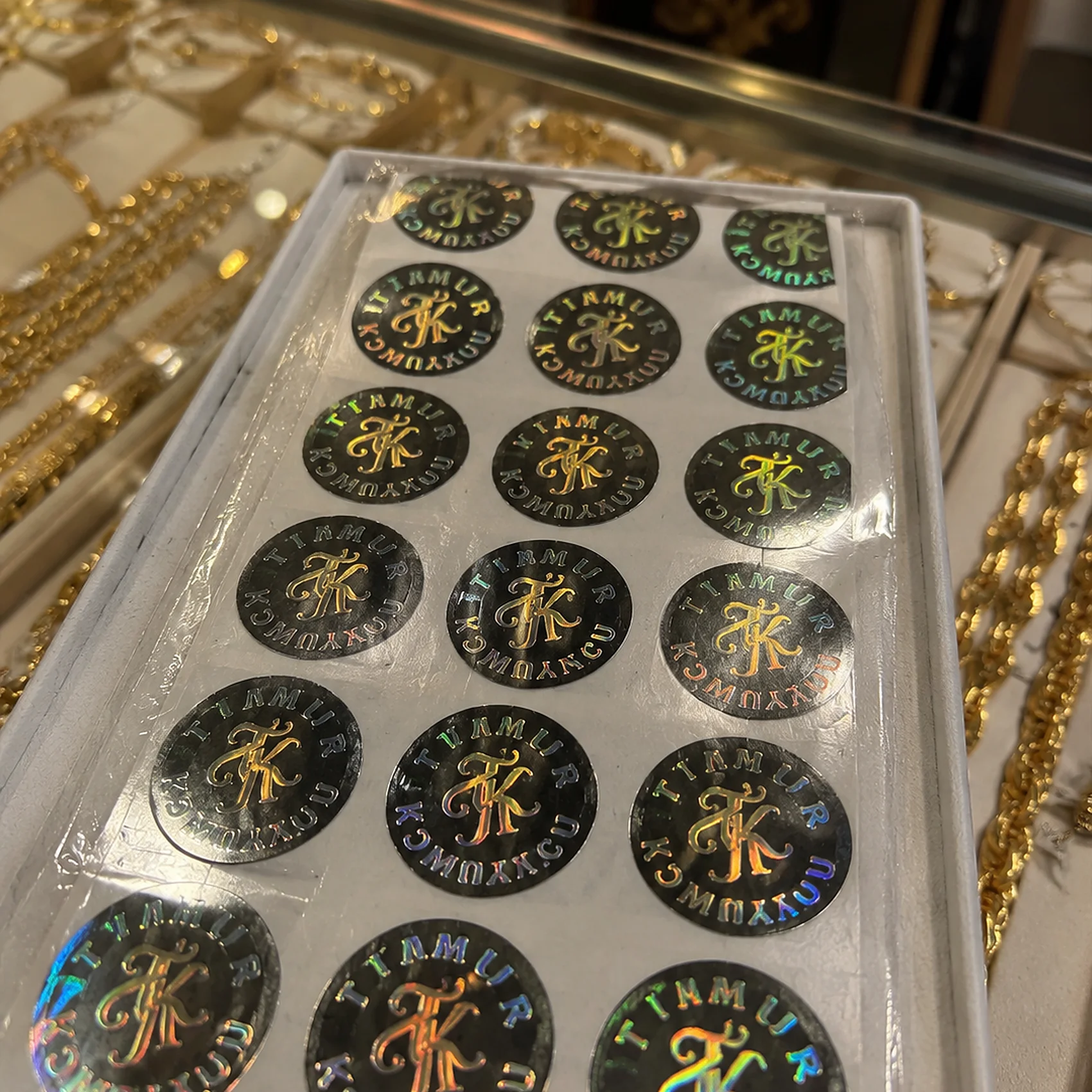 Kuyumcu Hologram Etiketi örnek çalışma 3