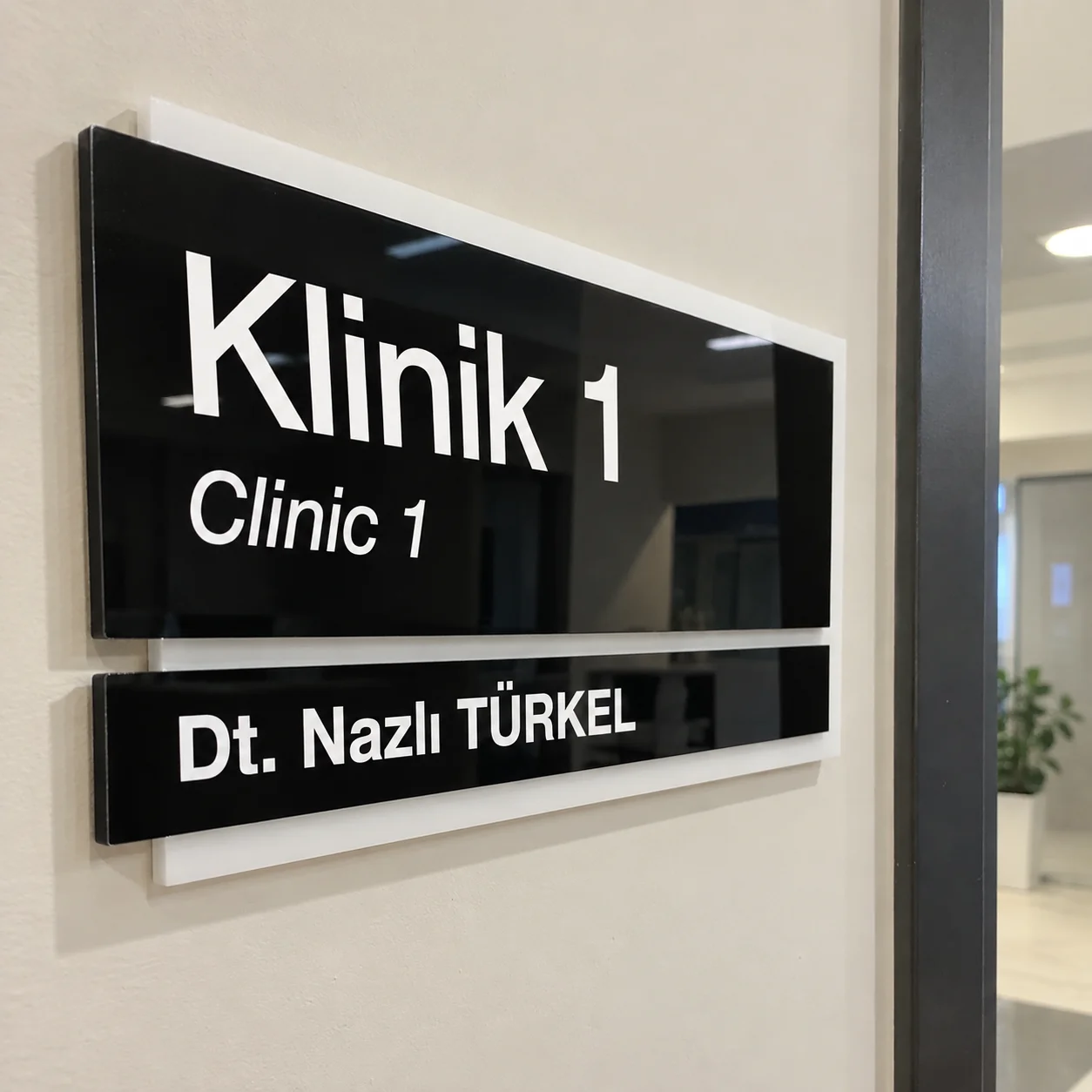 Özel Kapı İsimlikleri örnek çalışma 1
