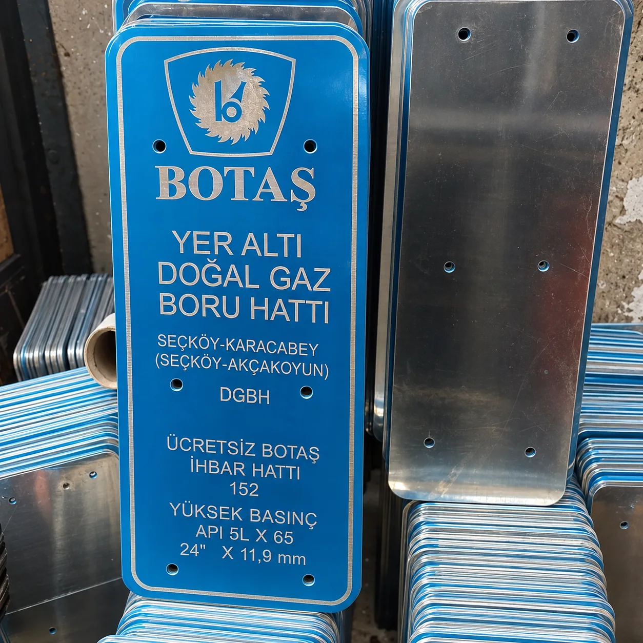 Trabzon Botaş Levha Üretimi - Görsel 8
