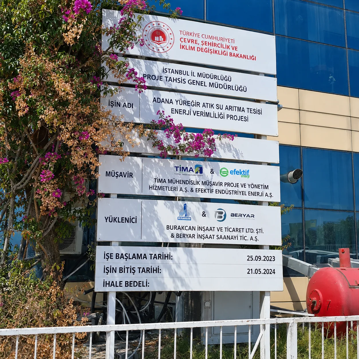 Şantiye ve İnşaat Tabela örnek çalışma 5